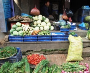 And more veg for sale, this time in Bakhtapur