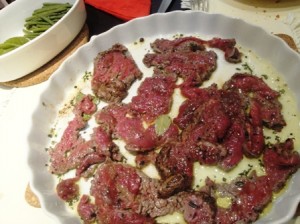 Chef Maurizio's tagliata di filetto di manzo al rosmarino