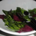 The green (and purple!) salad