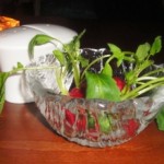 Radish centrepiece