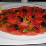 Tuna carpaccio