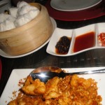 Deep fried chicken and BBQ chicken dim sum