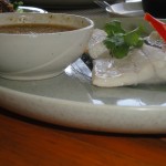 Tom yum steamed sea bass with spicy lime sauce