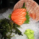 Salmon sashimi