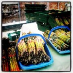 Market asparagus