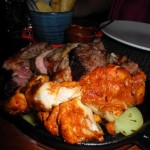 Churrasco and yuca fries