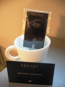 Sleep tight tea from Sofitel Vienna Stephandsom