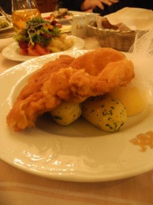 Wiener Schnitzel at Cafe Imperial