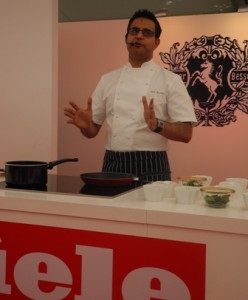 Atul Kochhar in Miele action at Taste of Dubai