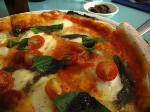 Carluccio's Bufalina pizza plus anchovies