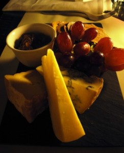 British cheese platter
