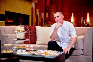 Gary Rhodes over afternoon tea at Rhodes in Residence