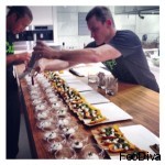 Chef for Hire Tomas prepping canapes