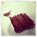 Chocolate ganache layer cake
