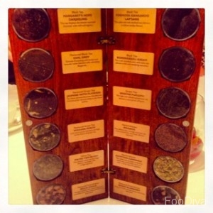 The Athenaeum - tea selection