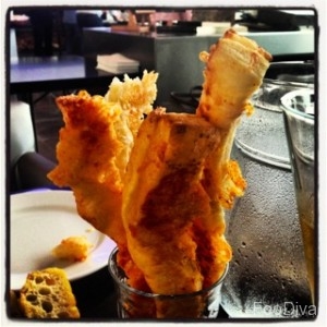 Parmesan straws