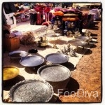 Tray tables - Ouarzazate market