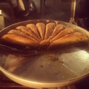 Nusret's pistachio baklava - Dubai restaurants