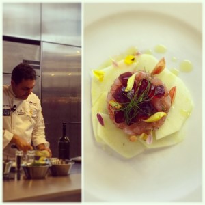 Chef Daniele Repetti's starter