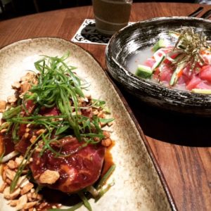 Mayta Dubai - steak tataki and tuna ceviche - Dubai restaurants - Foodiva