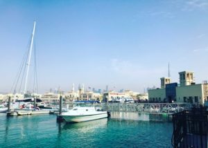 3 Fils view of Jumeirah Fishing Harbour - Dubai restaurants - Foodiva