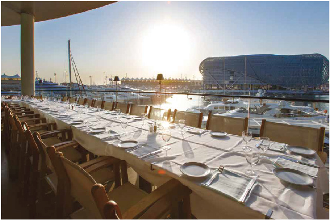 Abu Dhabi restaurants with a view