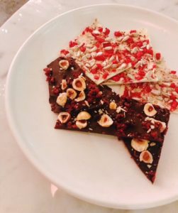 Sean Connolly at Dubai Opera - chocolate bark - Dubai restaurants - FooDiva