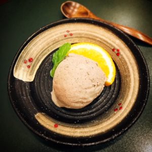 Kohantei - black sesame ice cream - Dubai restaurants - FooDiva