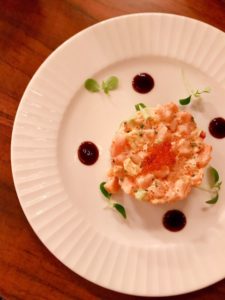 Spiced salmon tartare - Le Frenchy Dubai - Dubai restaurants - FooDiva