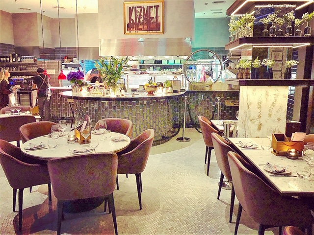 Kizmet Dubai interior - Dubai restaurants - FooDiva
